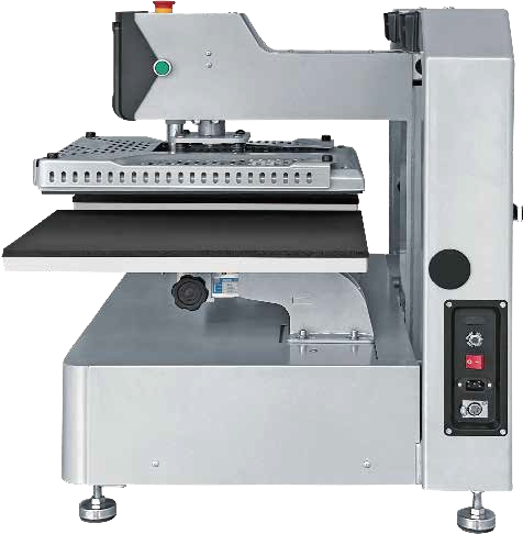 Prensa Mate 450-2E Eléctrica de 2 Pratos (40x50) com Laser e Mesa de suporte - Image 2