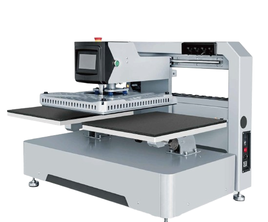 Prensa Mate 450-2E Eléctrica de 2 Pratos (40x50) com Laser e Mesa de suporte